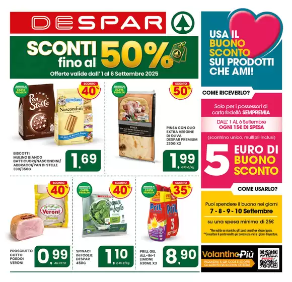 Sconti fino al 50%