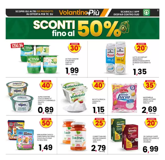 Sconti fino al 50%