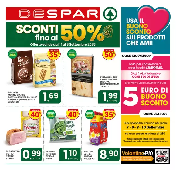 Sconti fino al 50%