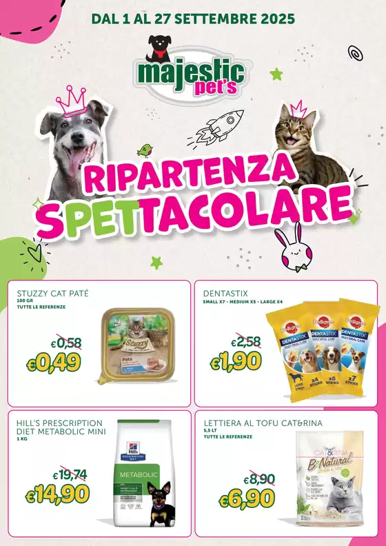 Volantino Majestic Pet's a Viadana | Ripartenza spettacolare | 2025-09-01T00:00:00.000Z - 2025-09-27T00:00:00.000Z