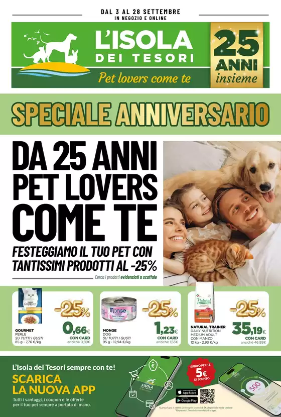 Volantino Isola dei Tesori a Napoli | SPECIALE ANNIVERSARIO | 2025-09-03T00:00:00.000Z - 2025-09-28T00:00:00.000Z