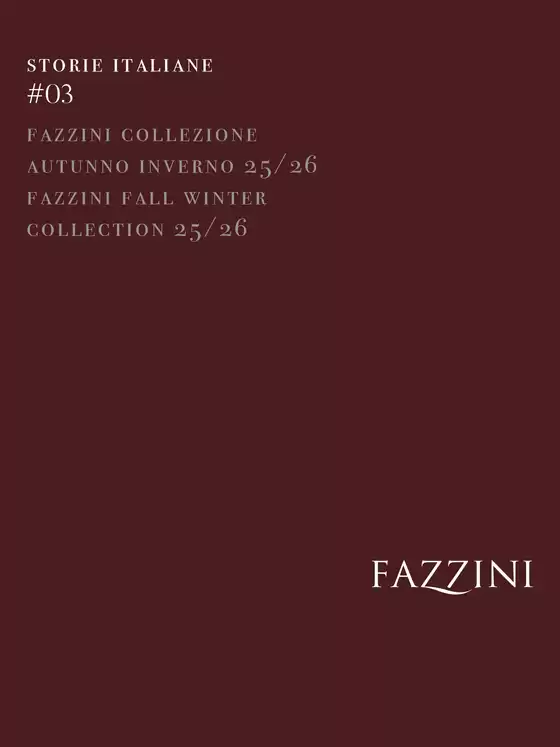 Autunno inverno 25/26