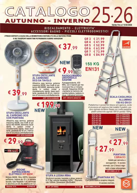 Catalgo autunno-inverno