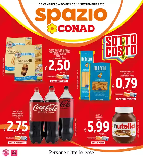 Volantino Spazio Conad | Sottocosto | 2025-09-05T00:00:00.000Z - 2025-09-14T00:00:00.000Z