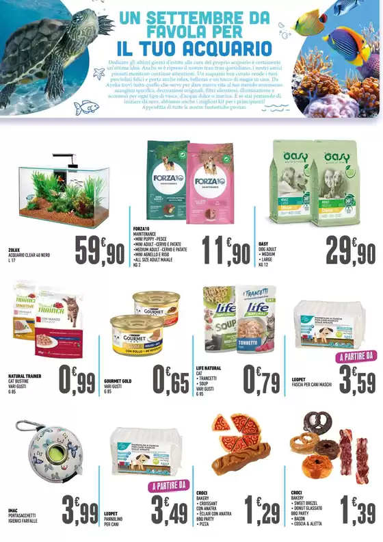 Offerte valide dall' 1 al 21 settembre