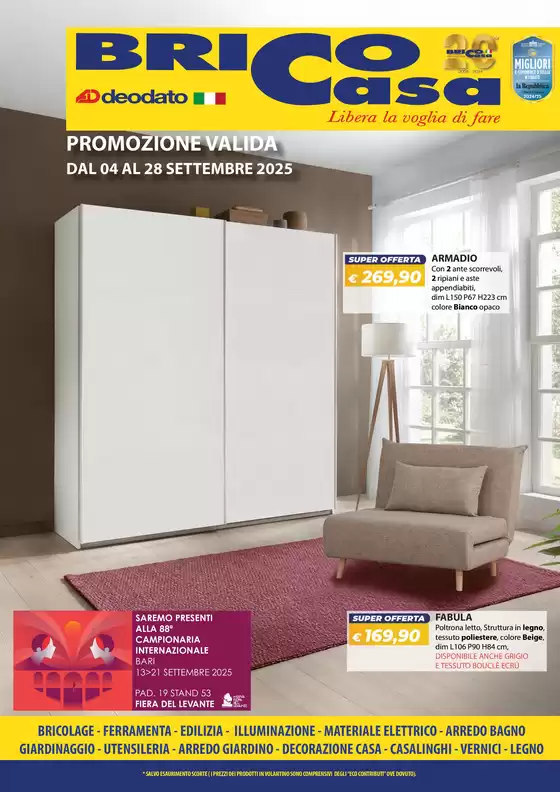 Dal 04 al 28 Settembre 2025
