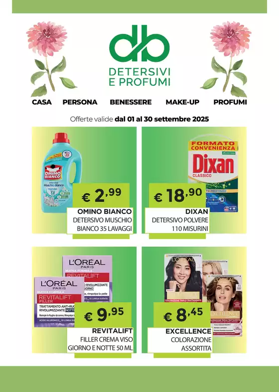 Offerte valide dal 01 al 30 settembre