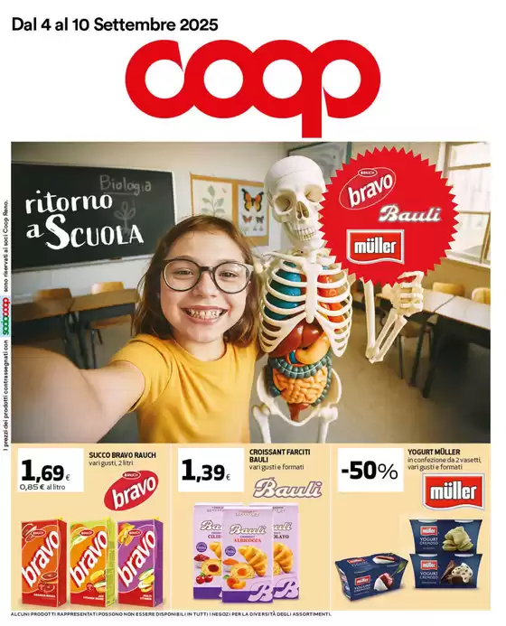Volantino Coop | Ritorno a scuola | 2025-09-04T00:00:00.000Z - 2025-09-10T00:00:00.000Z