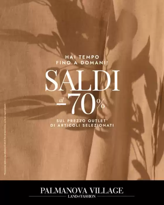 Saldi al -70%
