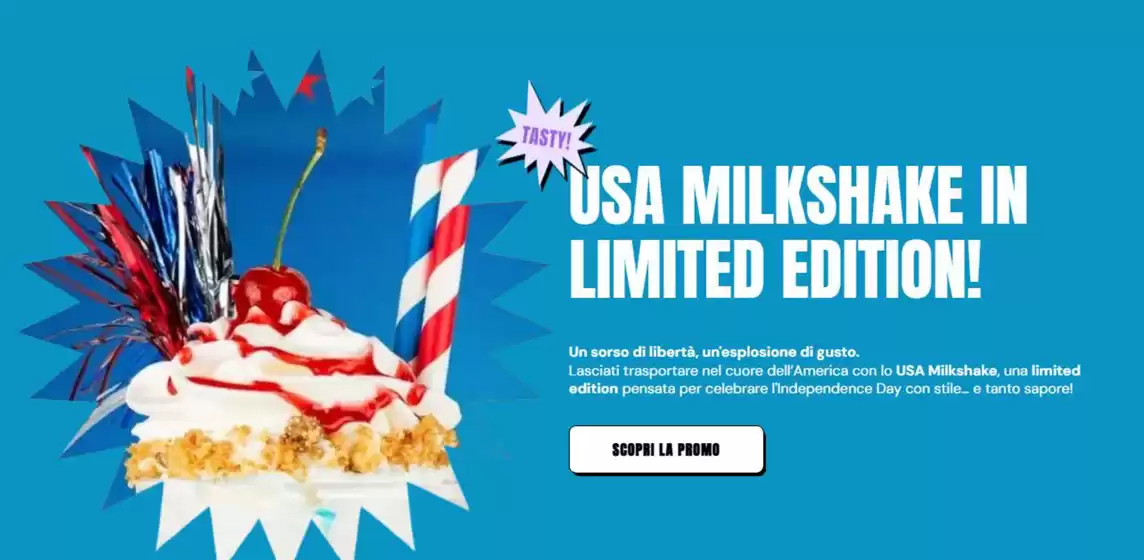 Volantino American Graffiti | USA milkshake in limited edition! | 2025-09-03T00:00:00.000Z - 2025-09-30T00:00:00.000Z