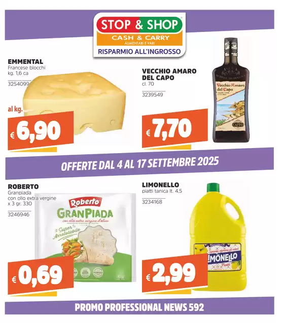 OFFERTE DAL 4 AL 17 SETTEMBRE 2025