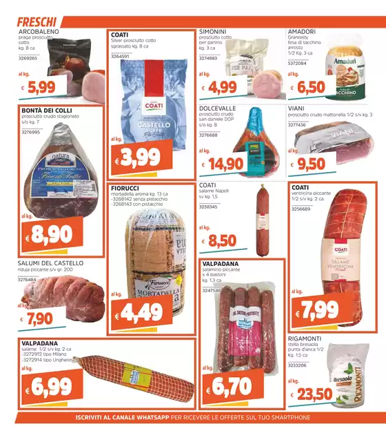 OFFERTE DAL 4 AL 17 SETTEMBRE 2025