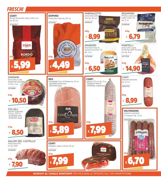 Offerte dal 4 al 17 settembre 2025