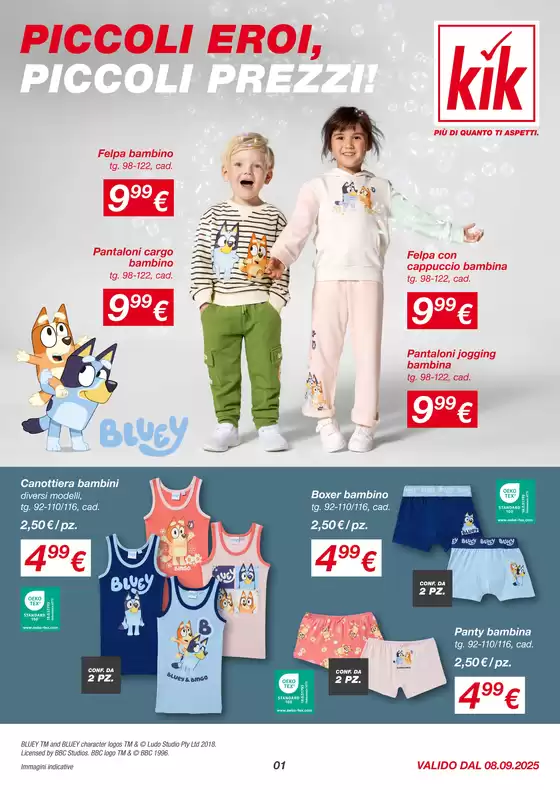 Piccoli eroi, piccoli prezzi!
