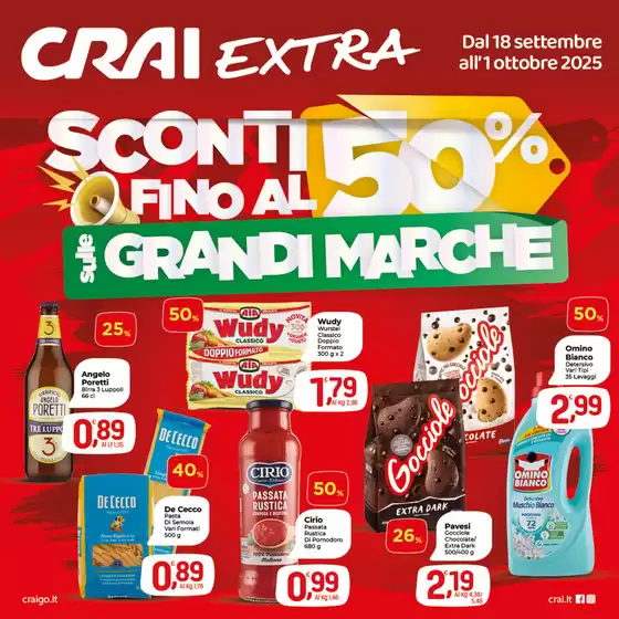 Sconti fino al 50%