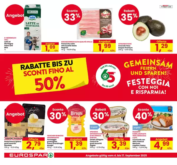 Sconti fino al 50%