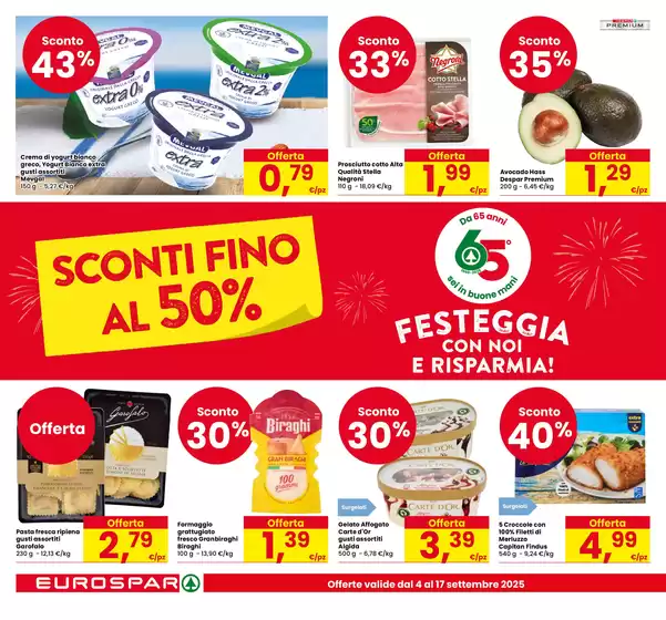 Sconti fino al 50%