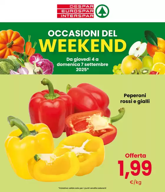 Volantino Eurospar a Bruino | Occasioni del weekend | 2025-09-04T00:00:00.000Z - 2025-09-07T00:00:00.000Z