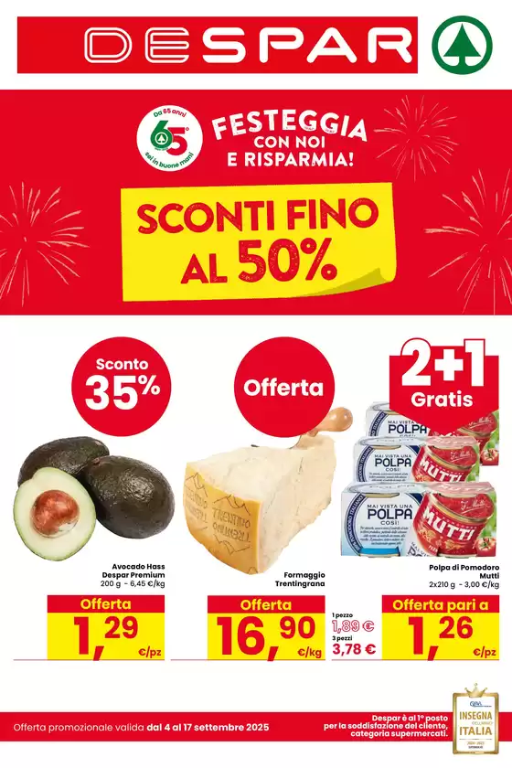 Sconti fino al 50%