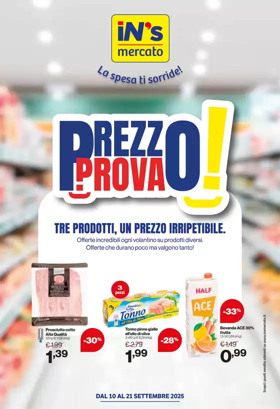 Prezzo prova
