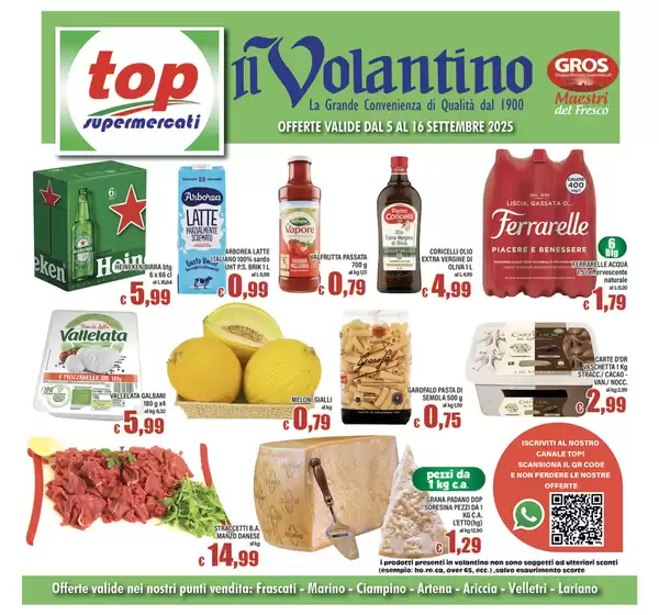 OFFERTE VALIDE DAL 5 AL 16 SETTEMBRE 2025