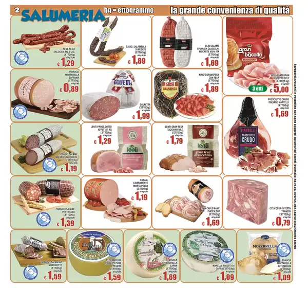 OFFERTE VALIDE DAL 5 AL 16 SETTEMBRE 2025
