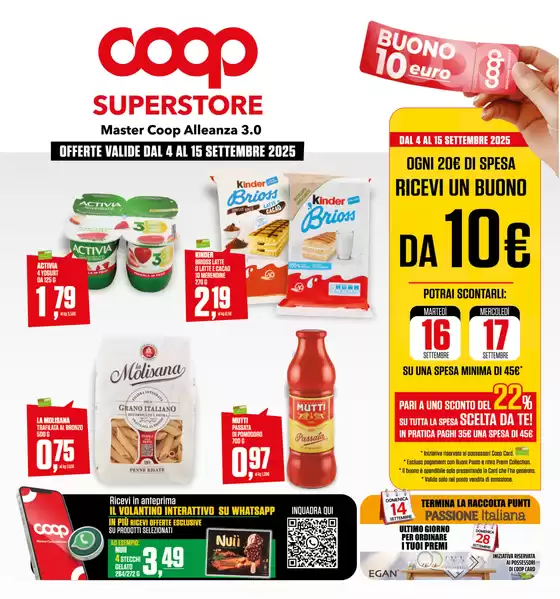 OFFERTE VALIDE DAL 4 AL 15 SETTEMBRE 2025