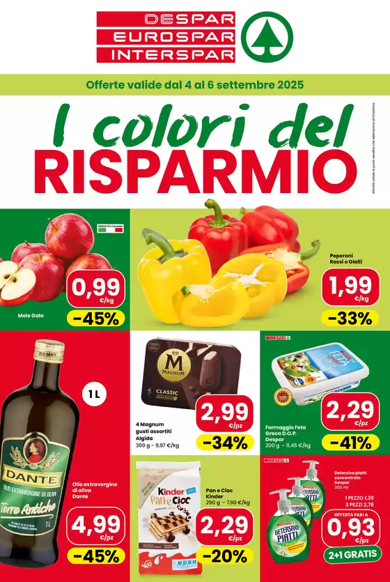 Volantino Despar | I colori del risparmio | 2025-09-05T00:00:00.000Z - 2025-09-06T00:00:00.000Z