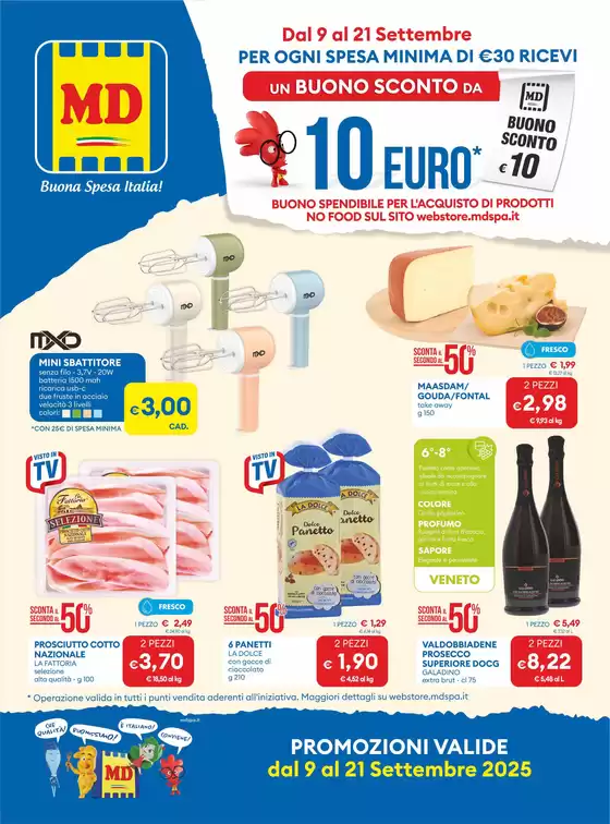 Volantino MD a Spinea | Dal 9 al 21 Settembre  | 2025-09-09T00:00:00.000Z - 2025-09-21T00:00:00.000Z