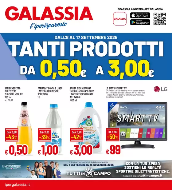 TANTI PRODOTTI DA 0,50 A 3 €