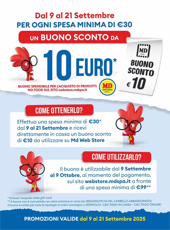 Dal 9 al 21 Settembre