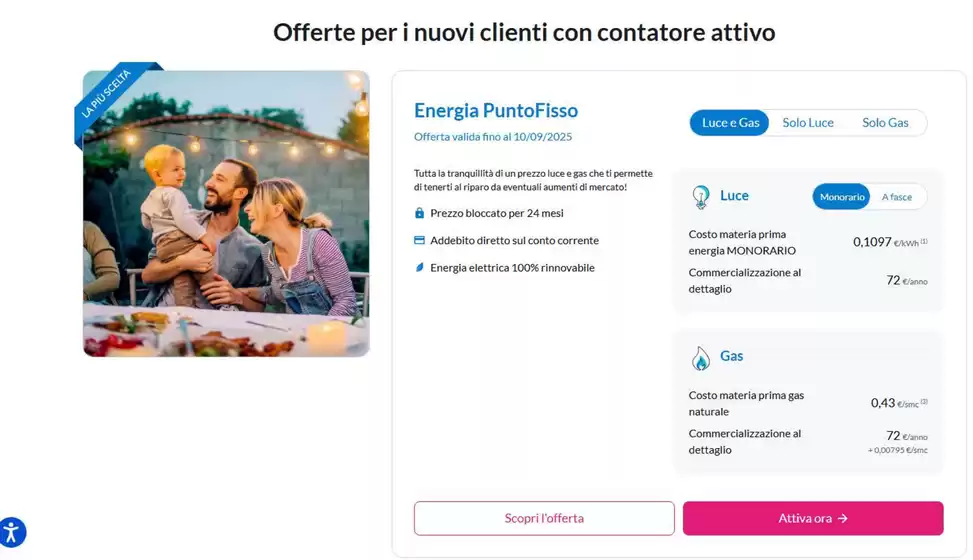 Volantino Engie a Castelfranco Veneto | Energia puntofisso | 2025-09-08T00:00:00.000Z - 2025-09-10T00:00:00.000Z