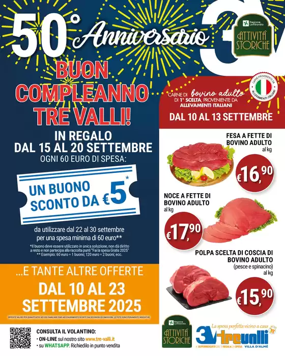 Buon Compleanno tre valli!