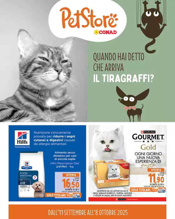 Quando hai detto che arriva il tiragraffi?