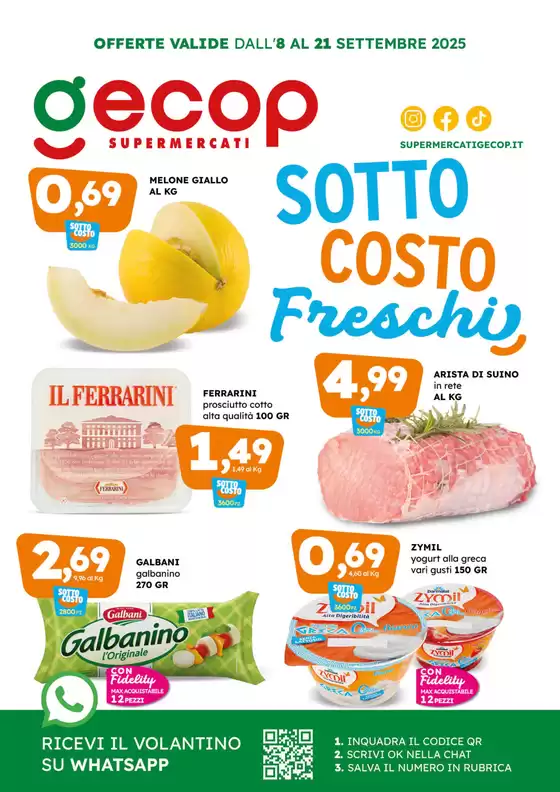 Sottocosto freschi