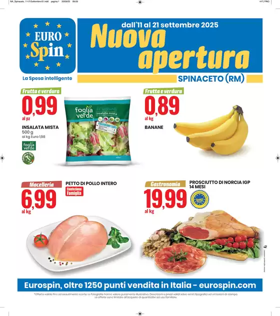 Volantino Eurospin a Stradella | Nuova Apertura | 2025-09-11T00:00:00.000Z - 2025-09-21T00:00:00.000Z