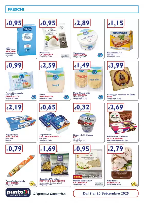 Il risparmio garantito!