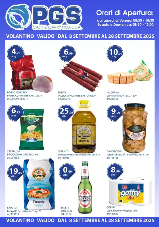 VOLANTINO VALIDO DAL 8 al 28 Settembre 2025