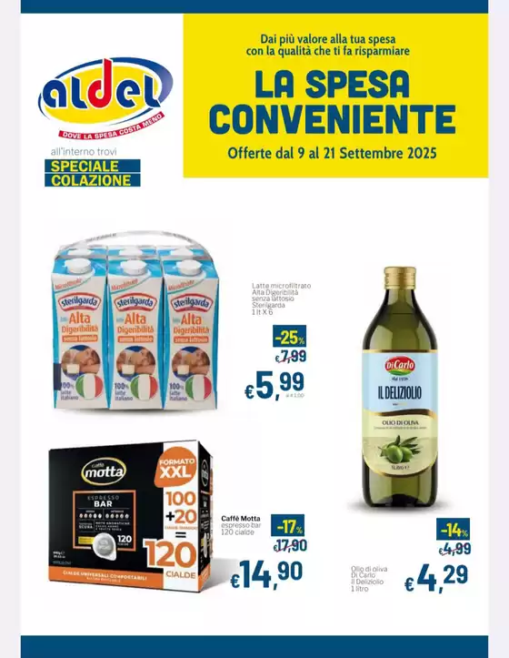 Volantino Aldel Discount | La spesa conveniente | 2025-09-09T00:00:00.000Z - 2025-09-21T00:00:00.000Z