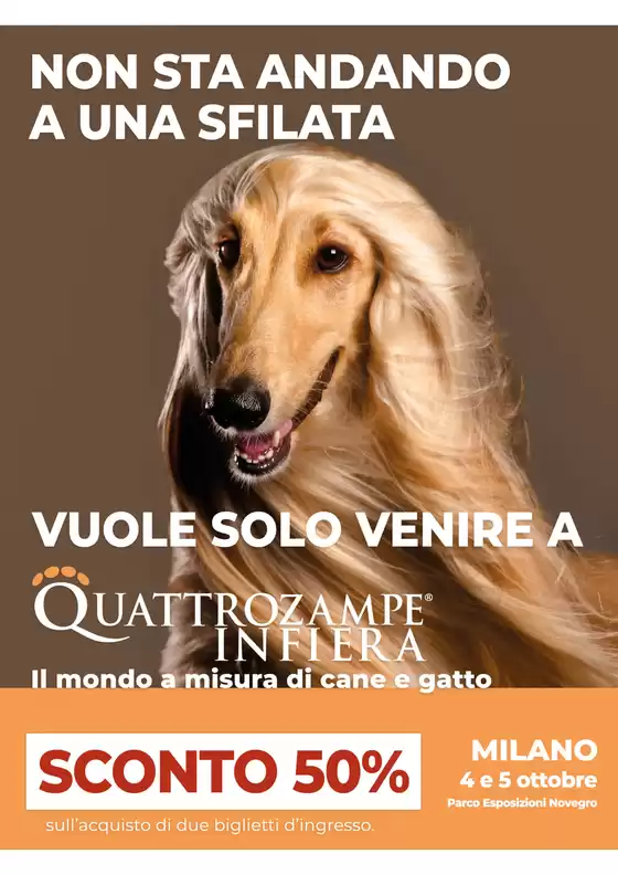 Volantino Quattrozampeinfiera | Evento | 2025-09-10T00:00:00.000Z - 2025-10-05T00:00:00.000Z