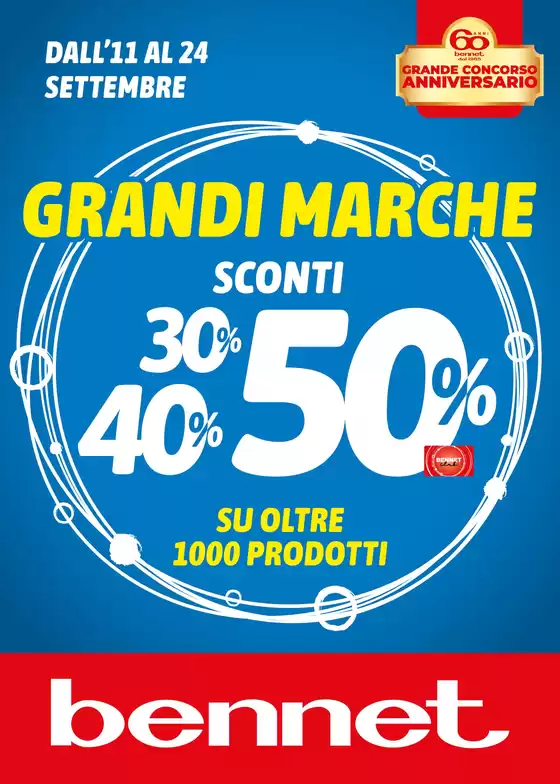 Volantino Bennet a Oderzo | Grandi Marche  | 2025-09-11T00:00:00.000Z - 2025-09-24T00:00:00.000Z