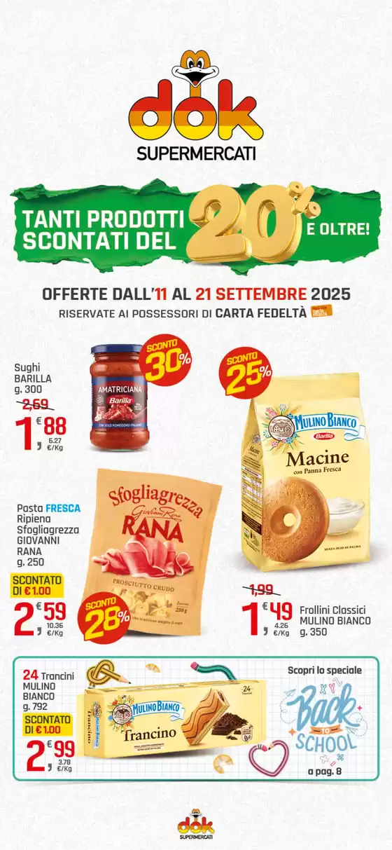Tanti prodotti scontati