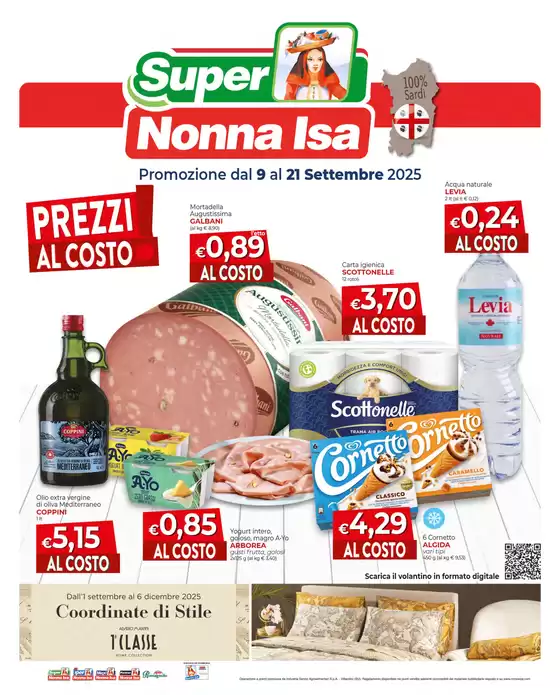 PREZZI AL COSTO!