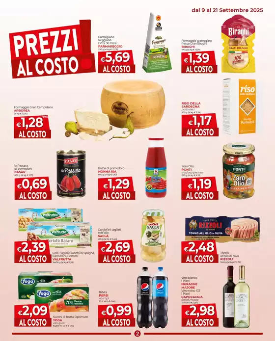 PREZZI AL COSTO!