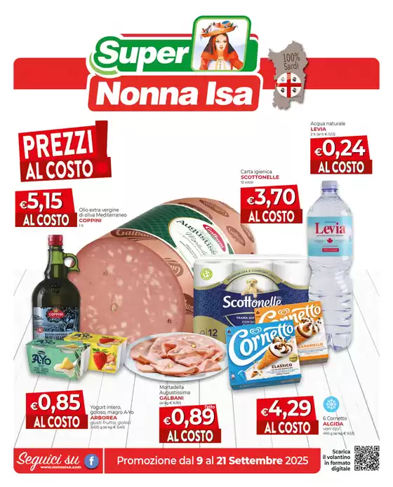 PREZZI AL COSTO!