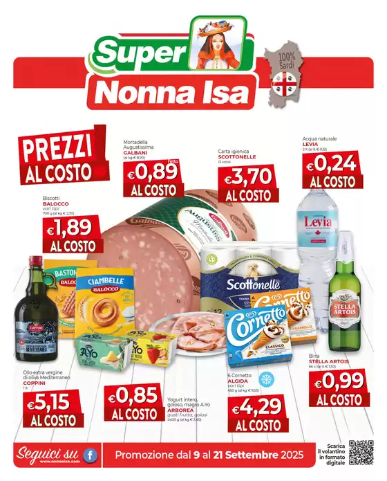 PREZZI AL COSTO!
