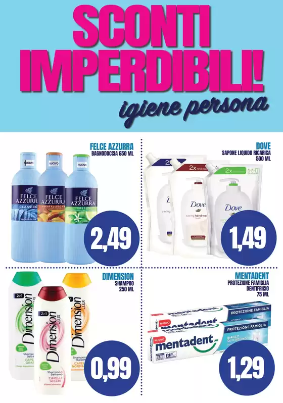 SCONTI IMPERDIBILI!