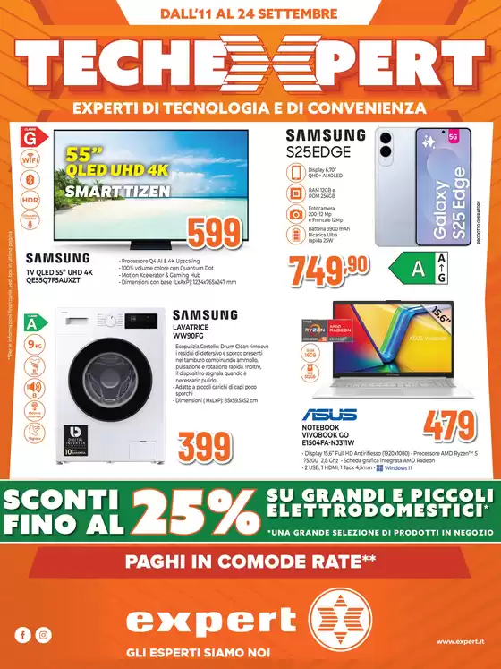 Volantino Expert a Gioia del Colle | Techexpert  | 2025-09-11T00:00:00.000Z - 2025-09-24T00:00:00.000Z