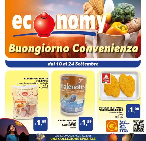 Volantino Economy a Dolzago | Buongiorno convenienza | 2025-09-10T00:00:00.000Z - 2025-09-24T00:00:00.000Z