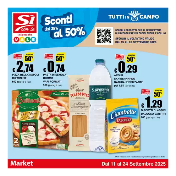 Sconti dal 25% al 50%